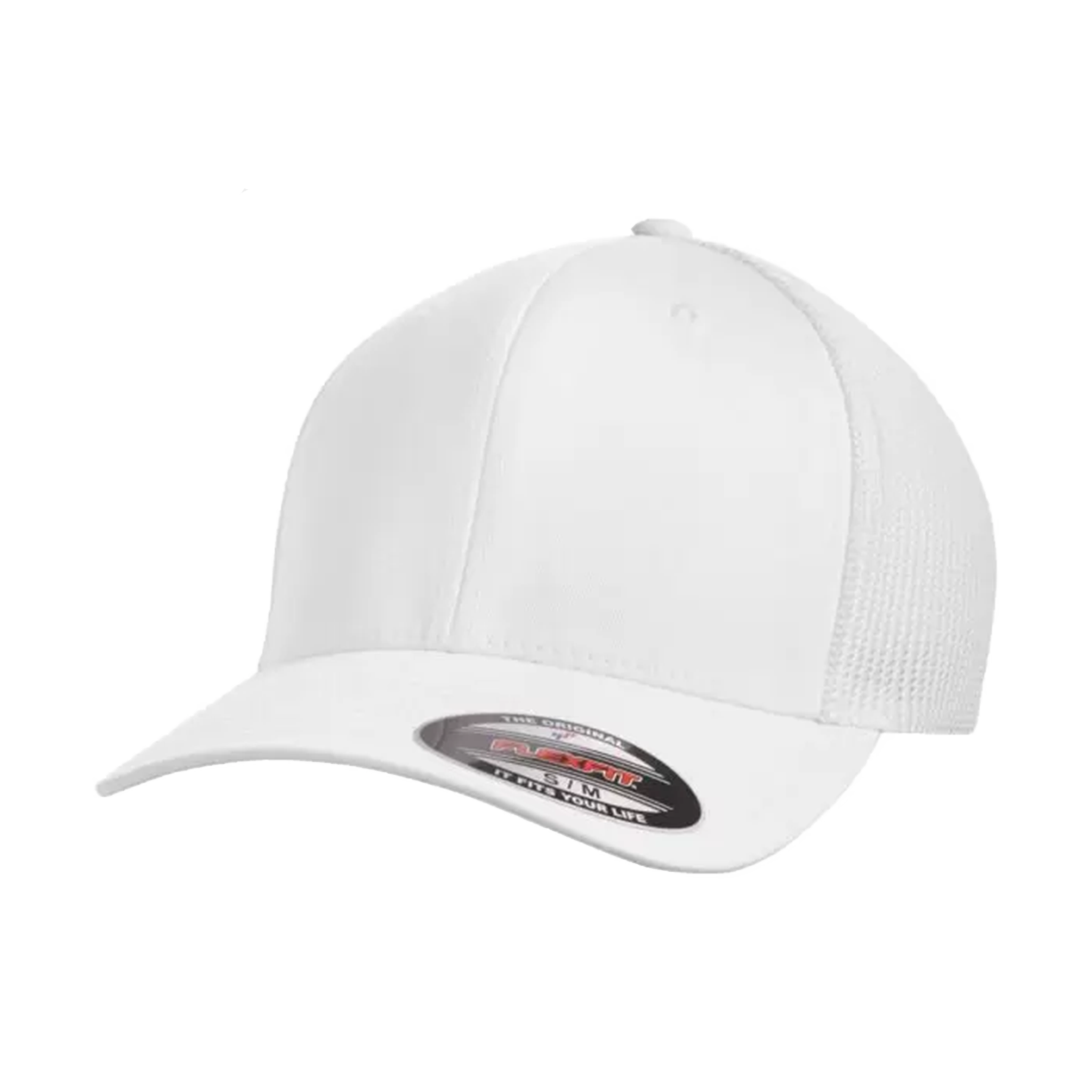 ATC Flexfit Trucker Mesh Cap - Adult Unisex Sizing S-M / L-XL - White