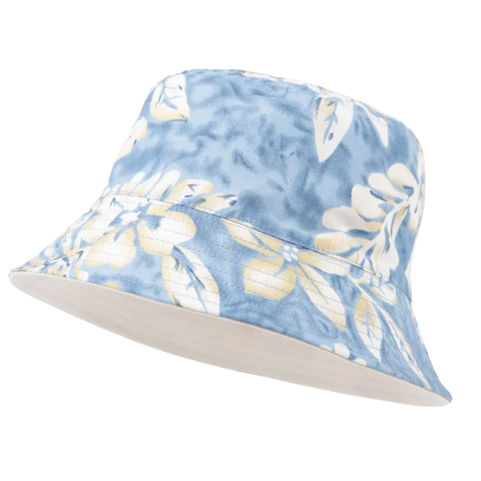 Bucket Hat - Adult Unisex One Size Fits All - Floral/Beige
