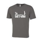 Golf Father Novelty T-Shirt - Adult Unisex Sizing XS-4XL - Charcoal