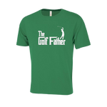 Golf Father Novelty T-Shirt - Adult Unisex Sizing XS-4XL - Green