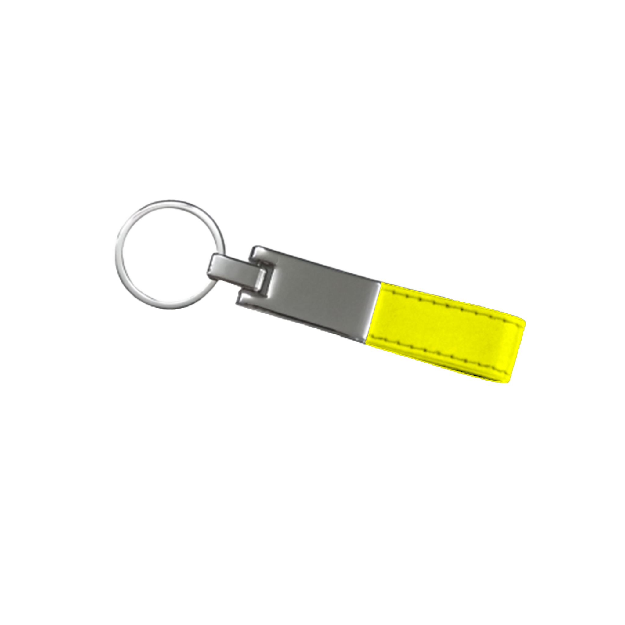 Metallic Leather Key Chain - 200 Pack - Yellow