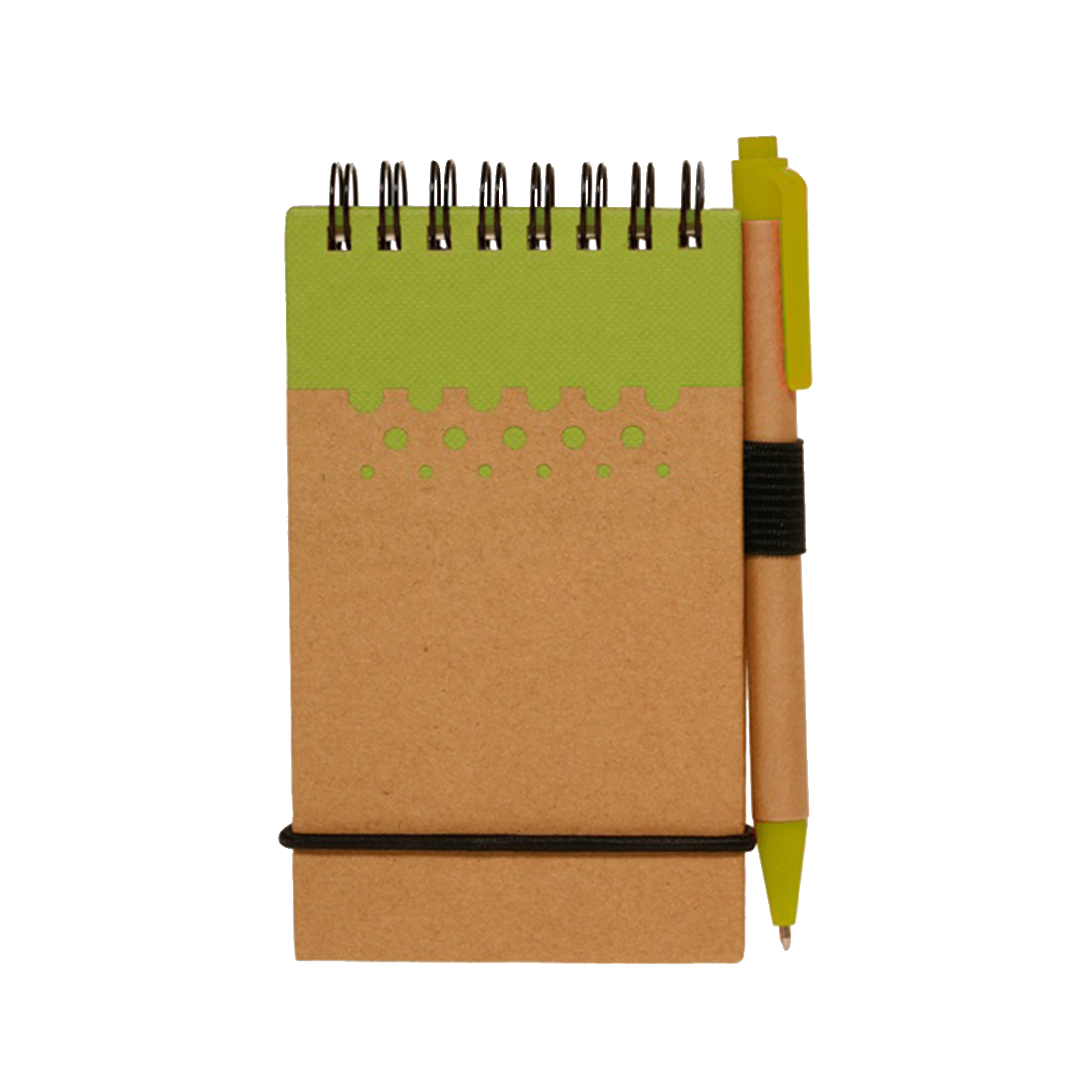 Two Tone Hard Cover Notebook - 50 Pack - Lime