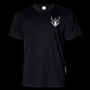 Quesnel Fire Zone Everyday Ring Spun Cotton Tee - Men's - Black/Light Grey