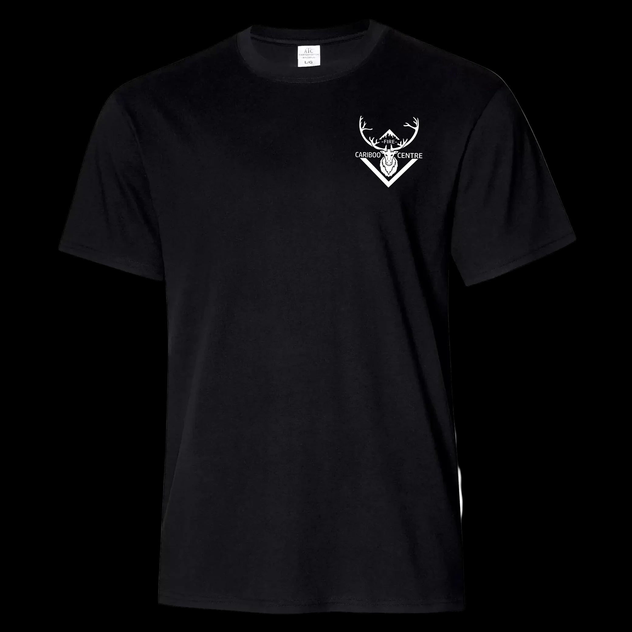 Quesnel Fire Zone Everyday Ring Spun Cotton Tee - Men's - Black/Light Grey