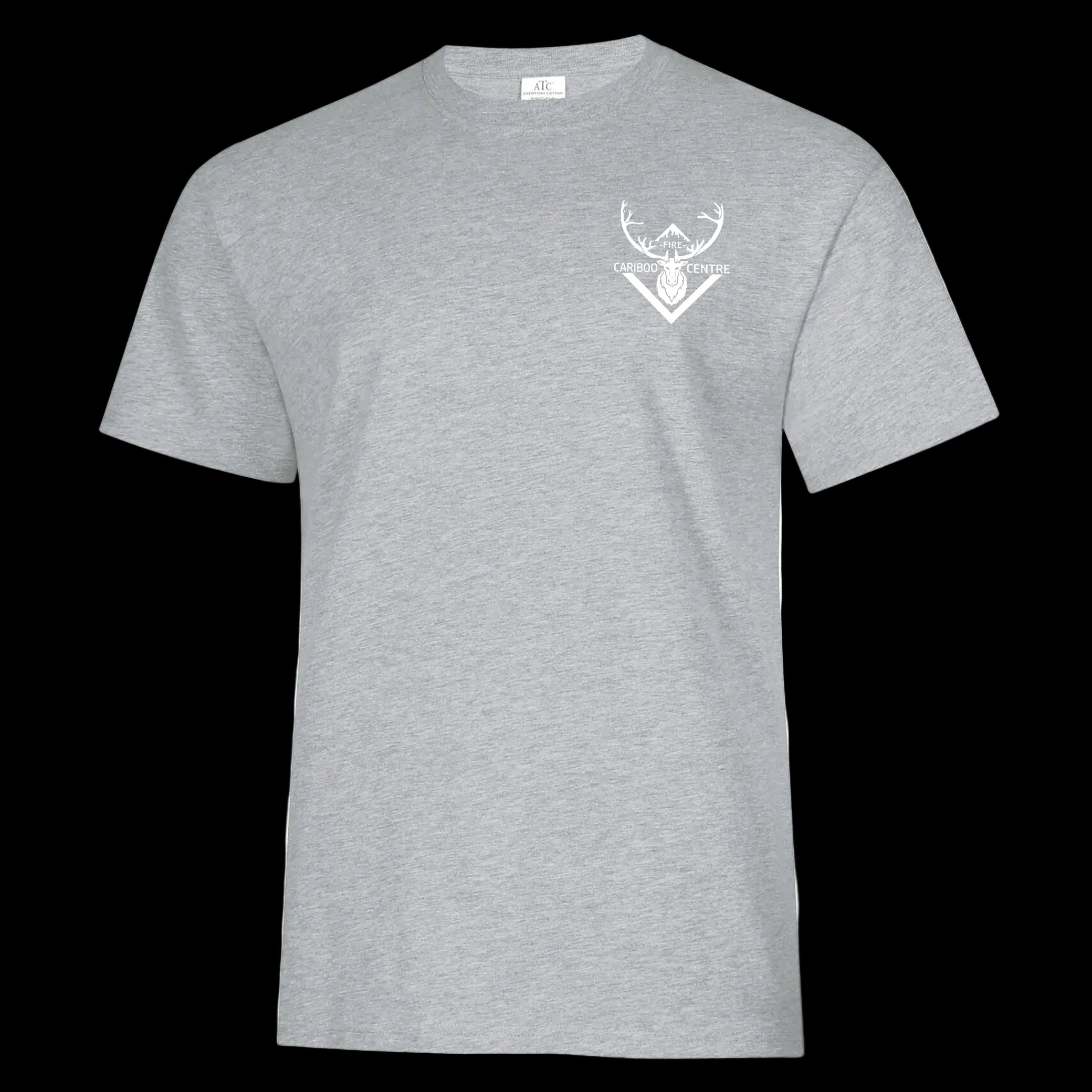 Quesnel Fire Zone Everyday Ring Spun Cotton Tee - Men's - Black/Light Grey