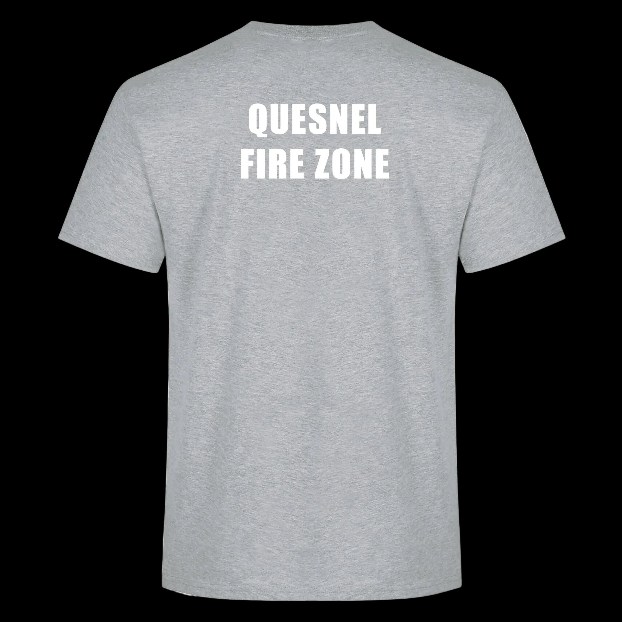 Quesnel Fire Zone Everyday Ring Spun Cotton Tee - Men's - Black/Light Grey