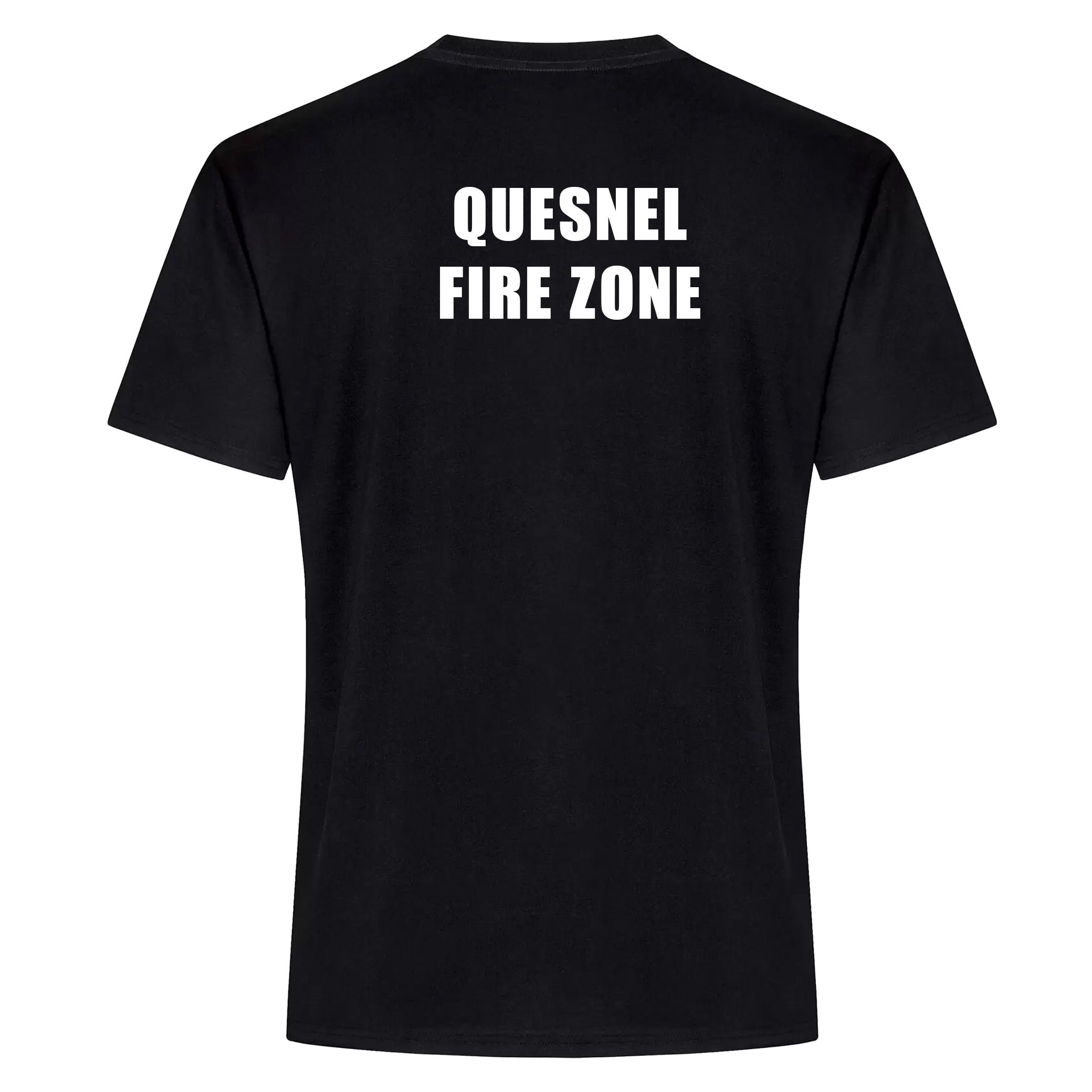 Quesnel Fire Zone Everyday Ring Spun Cotton Tee - Men's - Black/Light Grey