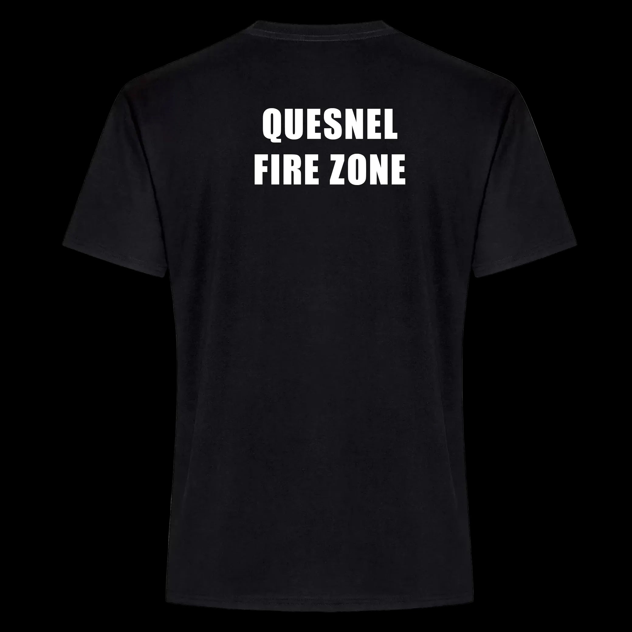Quesnel Fire Zone Everyday Ring Spun Cotton Tee - Men's - Black/Light Grey