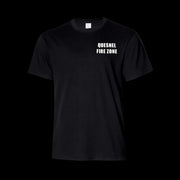 Quesnel Fire Zone Groundhog Everyday Ring Spun Cotton Tee - Men's - Black Front