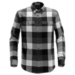 Stormtech Logan Snap front Long Sleeve Shirt - Men's Sizing XS-5XL - Black Plaid