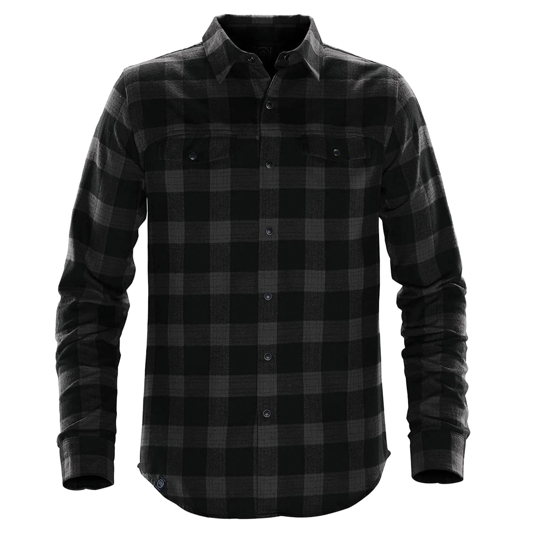 Stormtech Logan Snap front Long Sleeve Shirt - Men's Sizing XS-5XL - Carbon Plaid