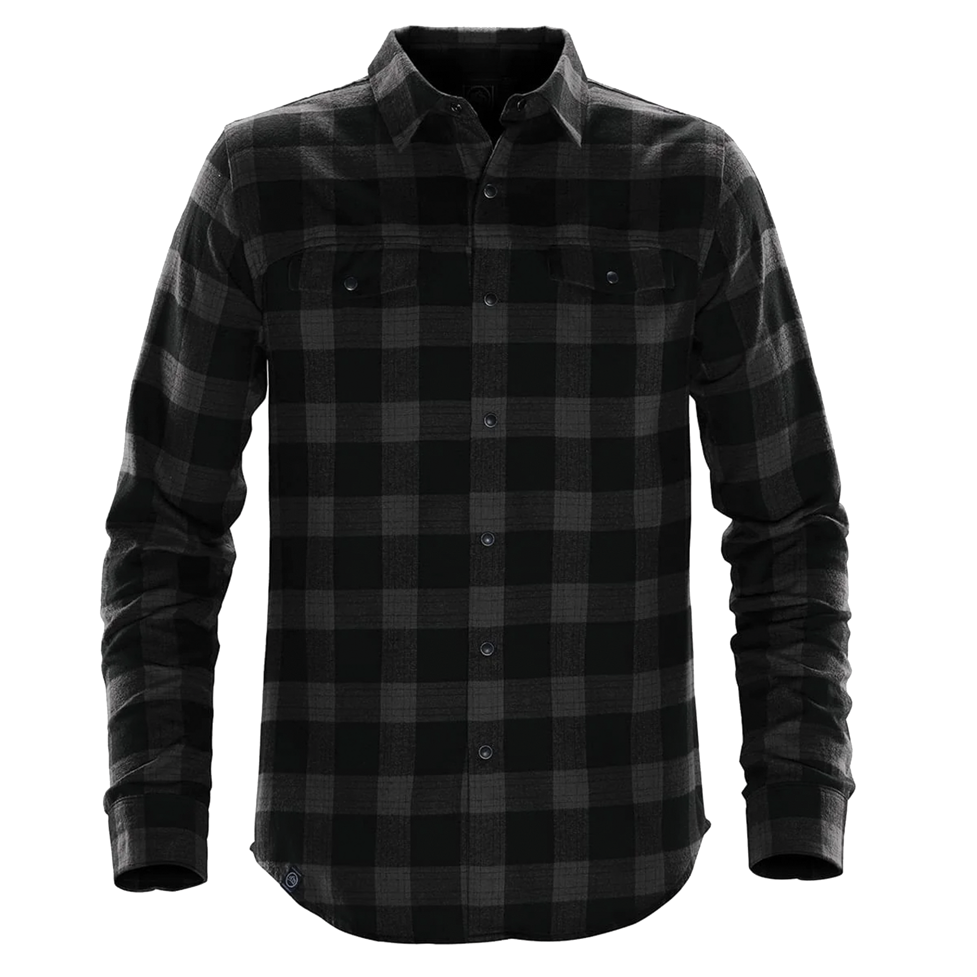 Stormtech Logan Snap front Long Sleeve Shirt - Men's Sizing XS-5XL - Carbon Plaid