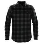 Stormtech Logan Snap front Long Sleeve Shirt - Men's Sizing XS-5XL - Carbon Plaid