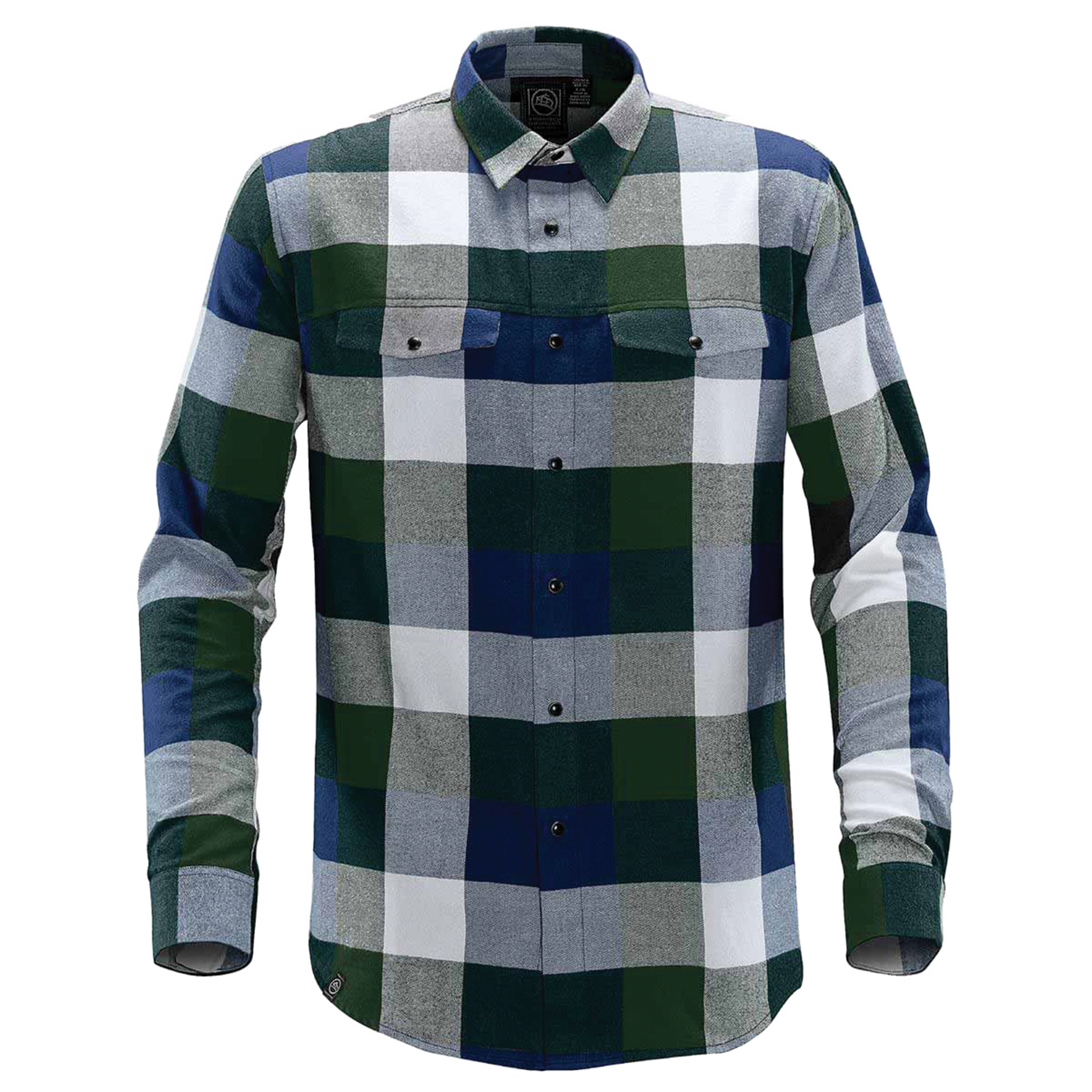 Stormtech Logan Snap front Long Sleeve Shirt - Men's Sizing XS-5XL - Green Plaid