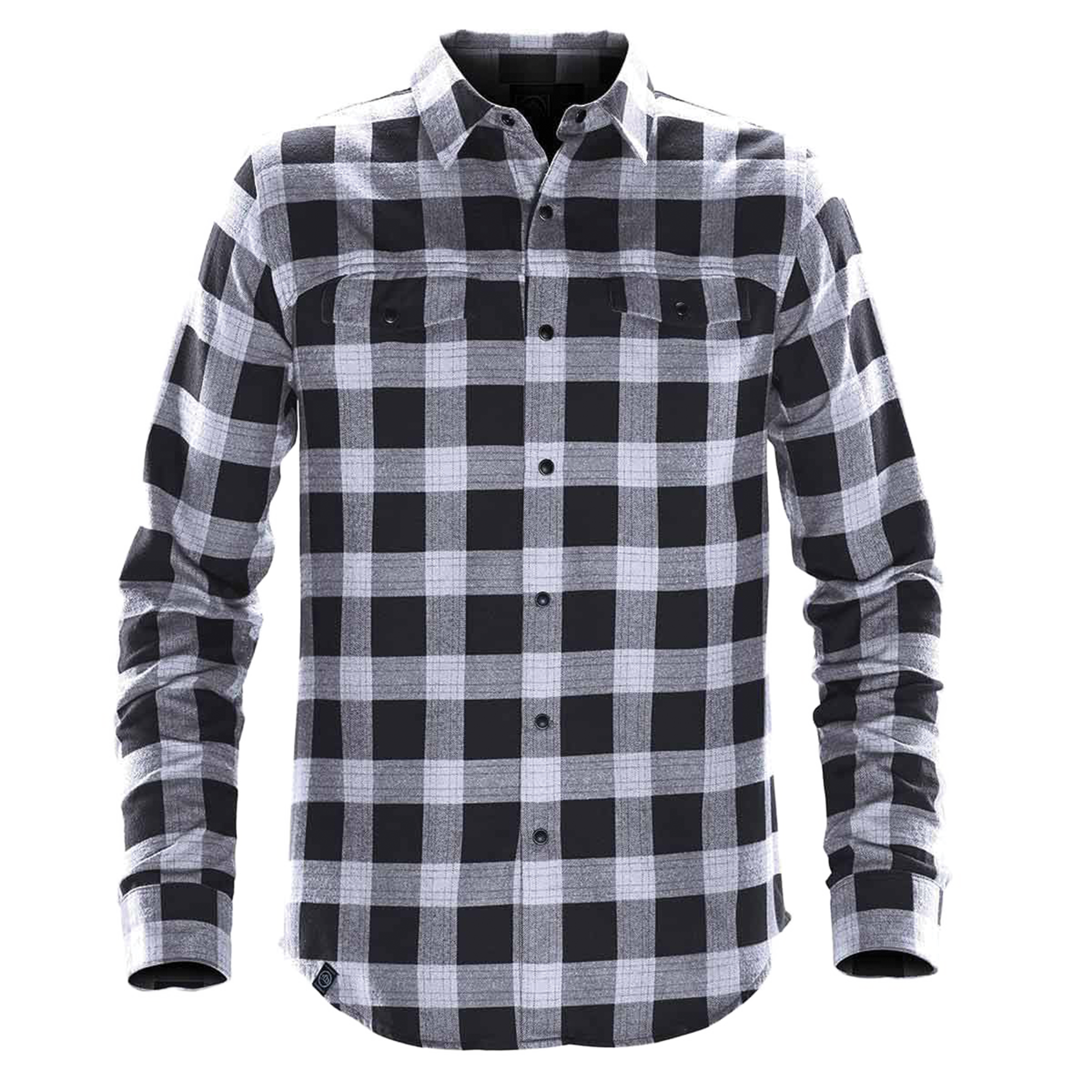 Stormtech Logan Snap front Long Sleeve Shirt - Men's Sizing XS-5XL - Grey Plaid