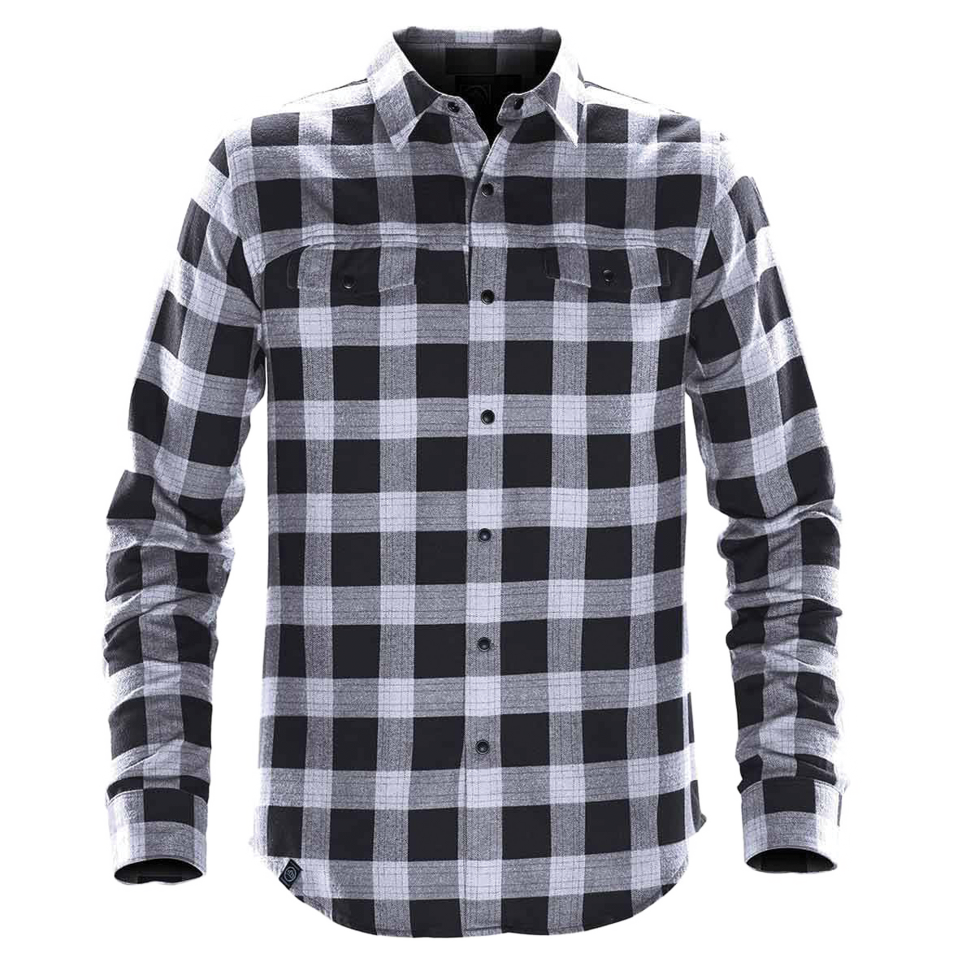 Stormtech Logan Snap front Long Sleeve Shirt - Men's Sizing XS-5XL - Grey Plaid