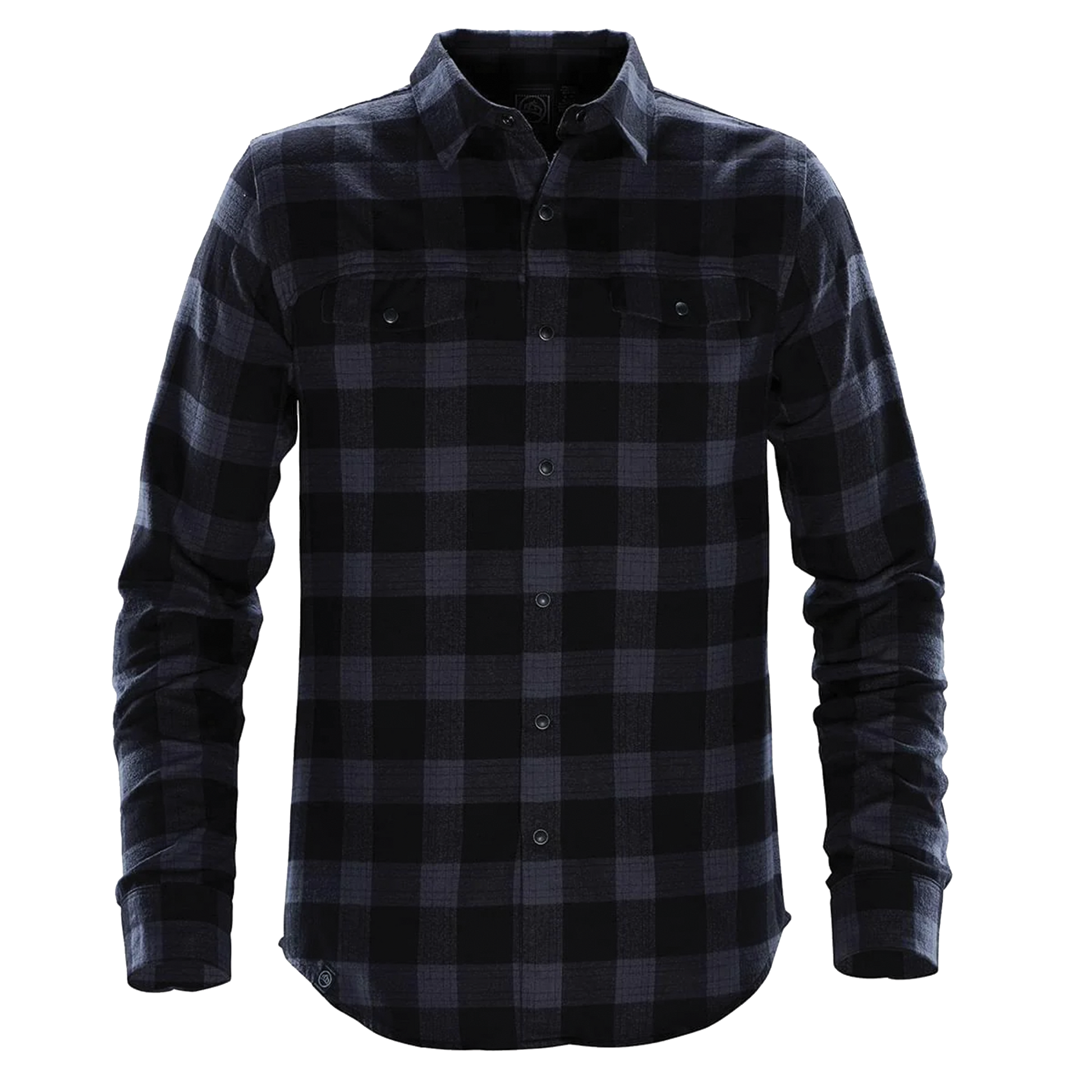 Stormtech Logan Snap front Long Sleeve Shirt - Men's Sizing XS-5XL - Navy Plaid