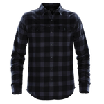 Stormtech Logan Snap front Long Sleeve Shirt - Men's Sizing XS-5XL - Navy Plaid