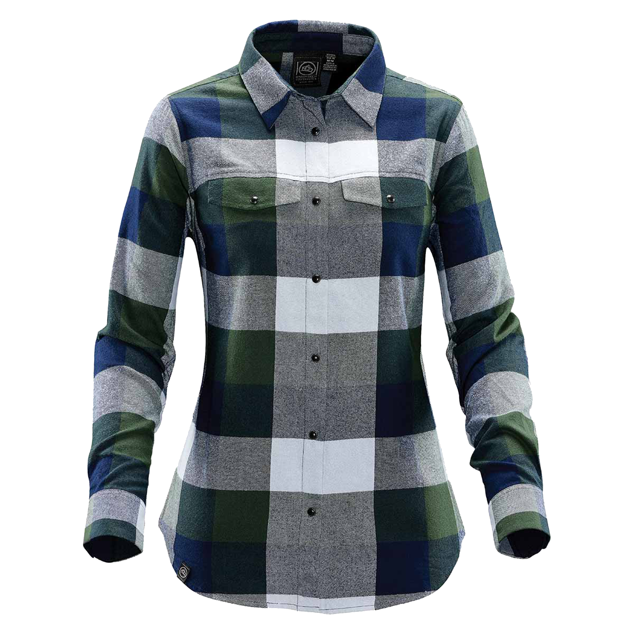 Stormtech Logan Snap front Long Sleeve Shirt - Women's Sizing XS-3XL - Green Plaid