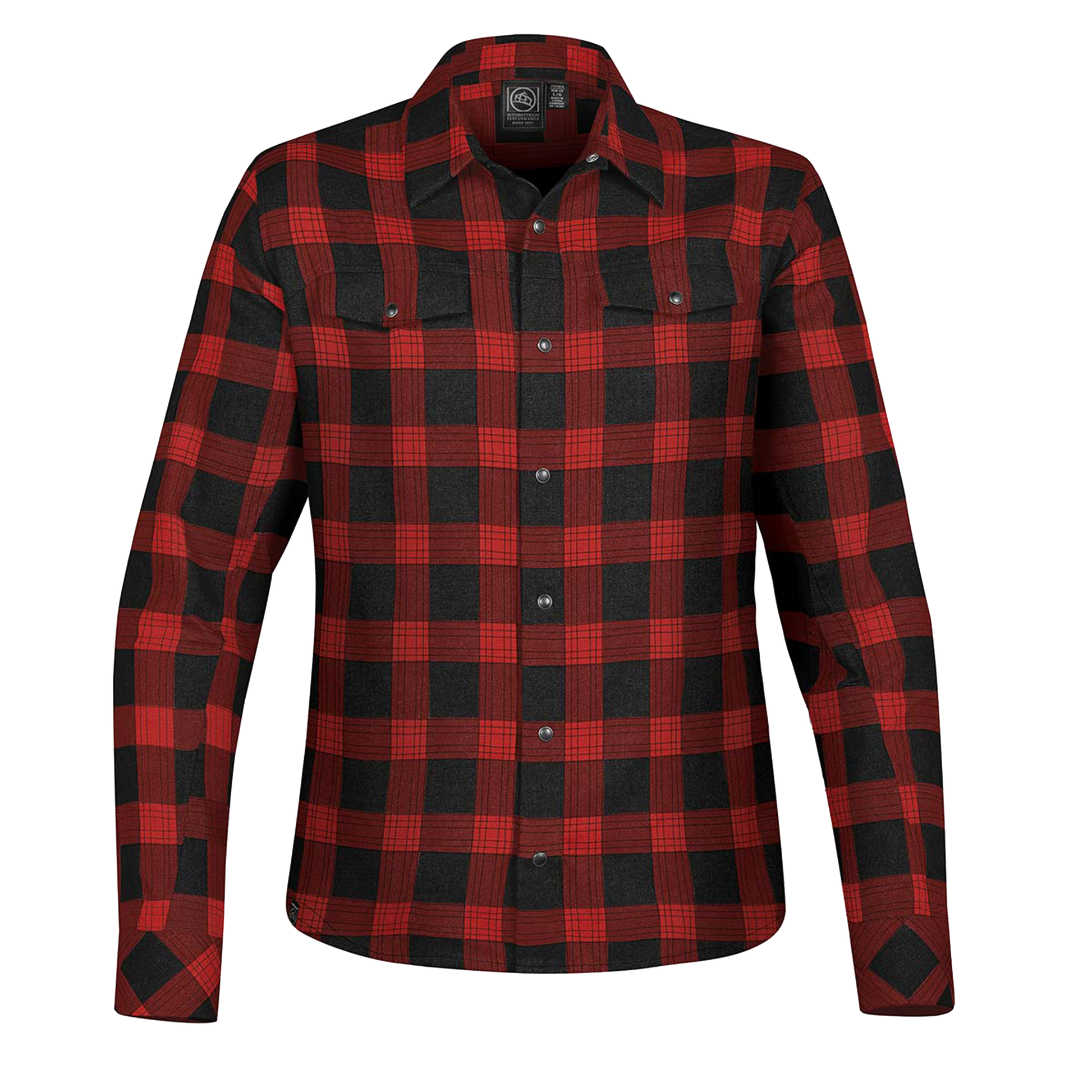 Stormtech Logan Snap front Long Sleeve Shirt - Women's Sizing XS-3XL - Red Plaid