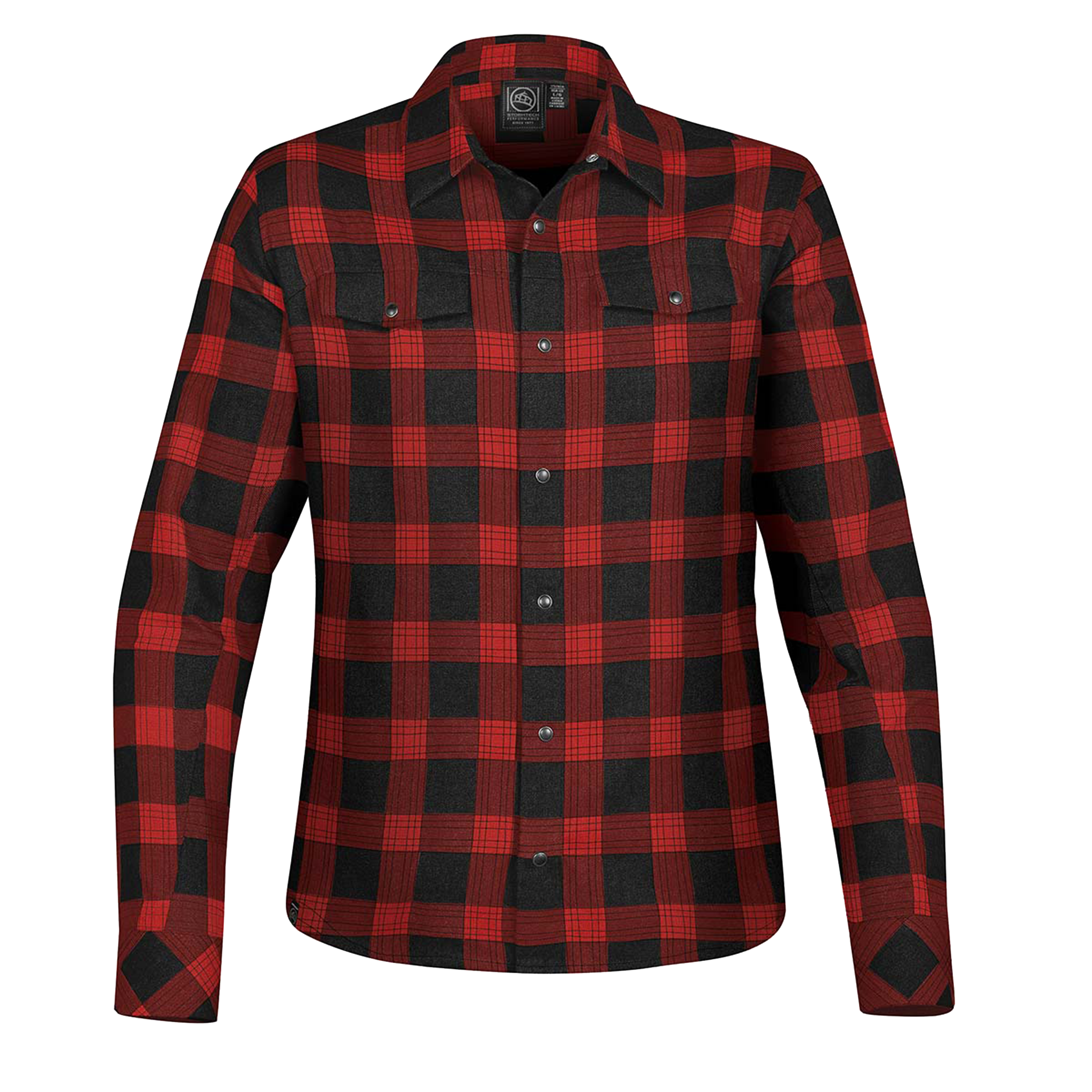 Stormtech Logan Snap front Long Sleeve Shirt - Women's Sizing XS-3XL - Red Plaid