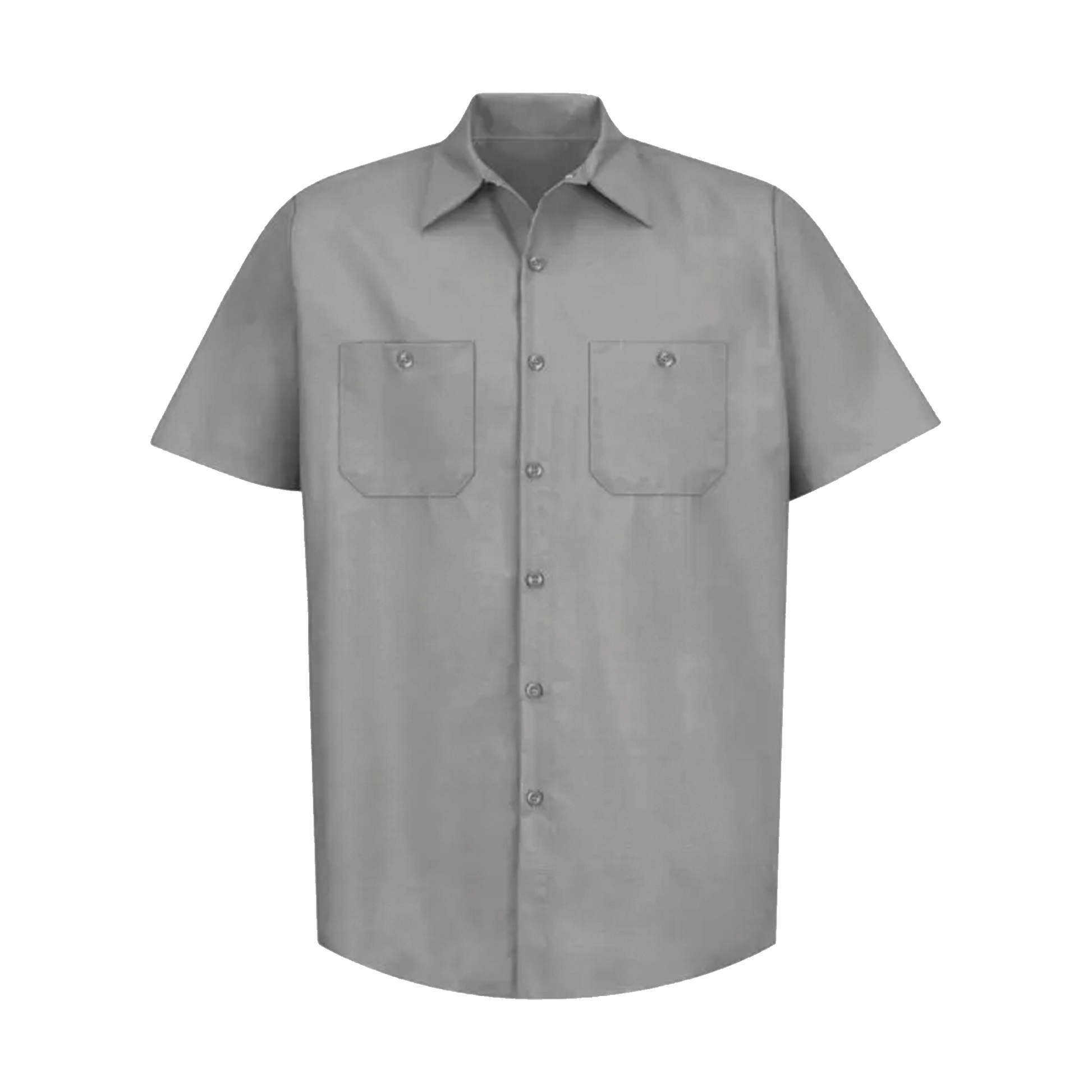 Red Kap Industrial Work Shirt - Men's Sizing S-4XL - Athletic Grey