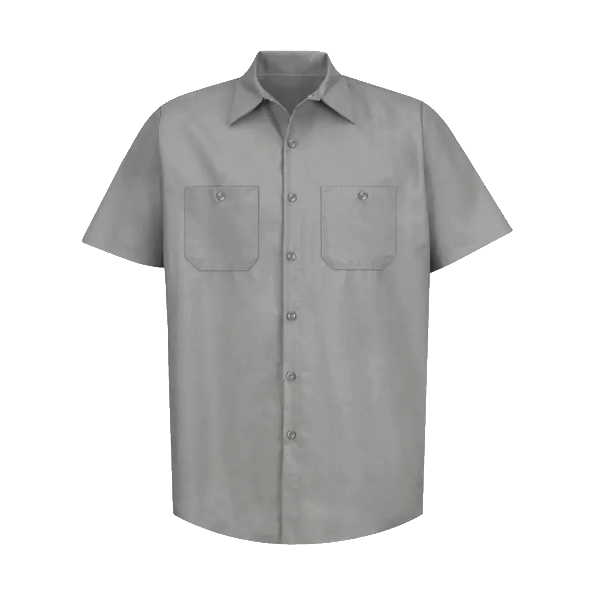 Red Kap Industrial Work Shirt - Men's Sizing S-4XL - Athletic Grey