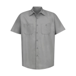 Red Kap Industrial Work Shirt - Men's Sizing S-4XL - Athletic Grey