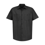 Red Kap Industrial Work Shirt - Men's Sizing S-4XL - Black