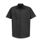 Red Kap Industrial Work Shirt - Men's Sizing S-4XL - Black