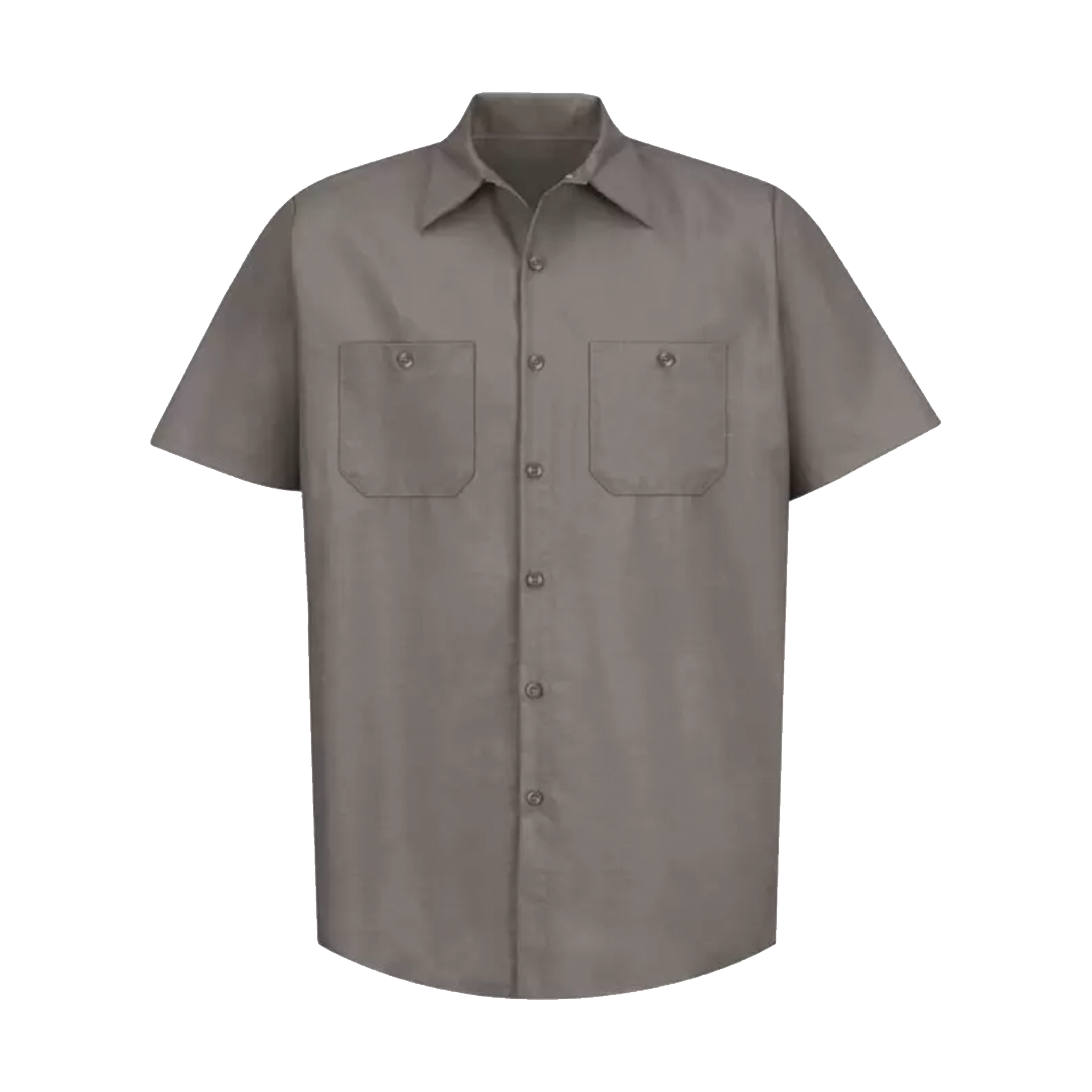 Red Kap Industrial Work Shirt - Men's Sizing S-4XL - Grey