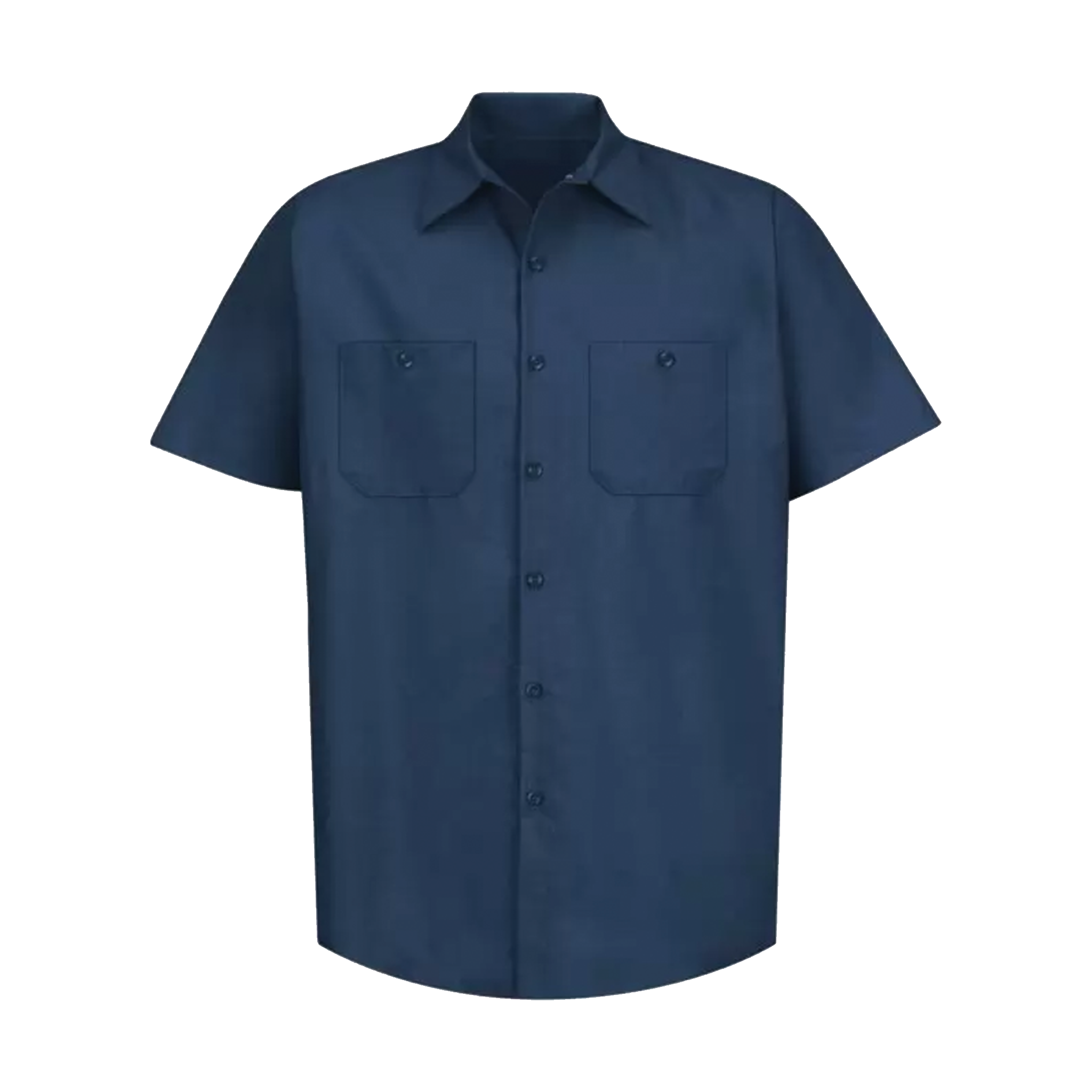 Red Kap Industrial Work Shirt - Men's Sizing S-4XL - Navy