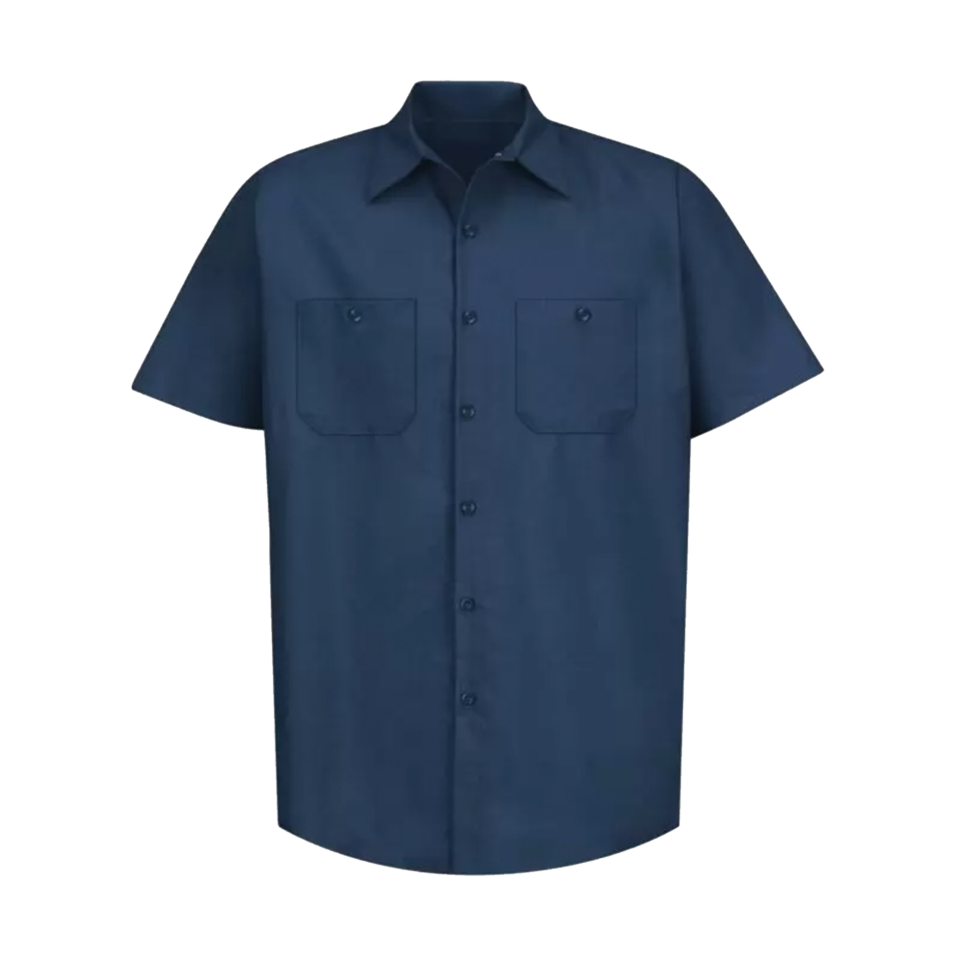 Red Kap Industrial Work Shirt - Men's Sizing S-4XL - Navy
