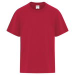 ATC Everyday Blend Side Seam Youth T-Shirt - Unisex Youth Sizing XS-XL - Red