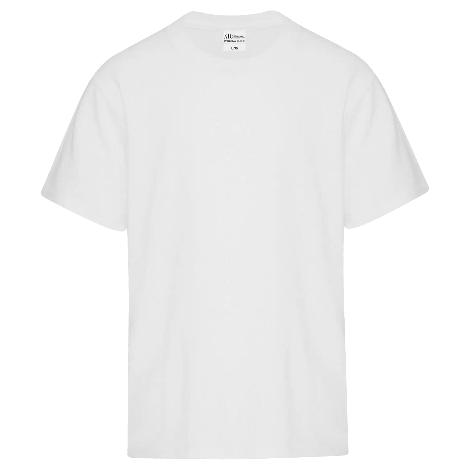 ATC Everyday Blend Side Seam Youth T-Shirt - Unisex Youth Sizing XS-XL - White