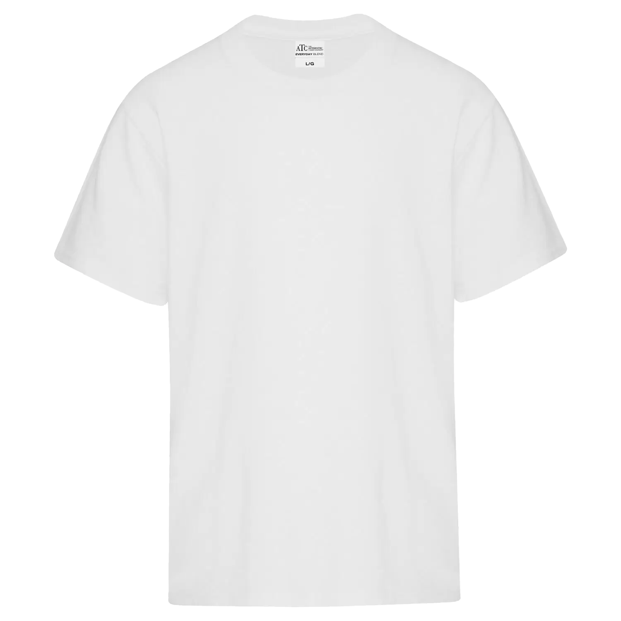 ATC Everyday Blend Side Seam Youth T-Shirt - Unisex Youth Sizing XS-XL - White