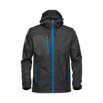 Men's Olympia Shell - Rain Jacket - Black/Azure Blue