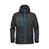 Men's Olympia Shell - Rain Jacket - Black/Azure Blue