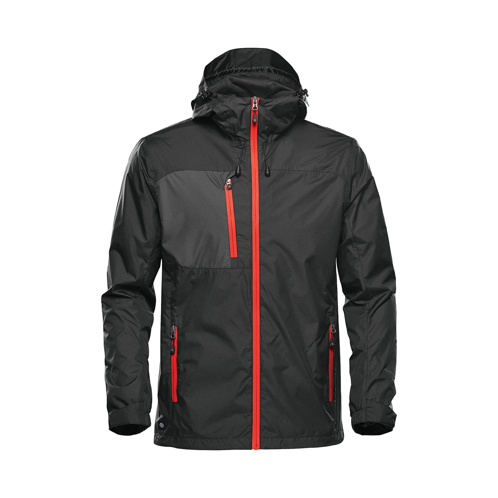 Men's Olympia Shell - Rain Jacket Black/Bright Red