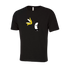 Stripped Banana Novelty T-Shirt - Adult Unisex Sizing XS-4XL - Black