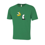 Stripped Banana Novelty T-Shirt - Adult Unisex Sizing XS-4XL - Green
