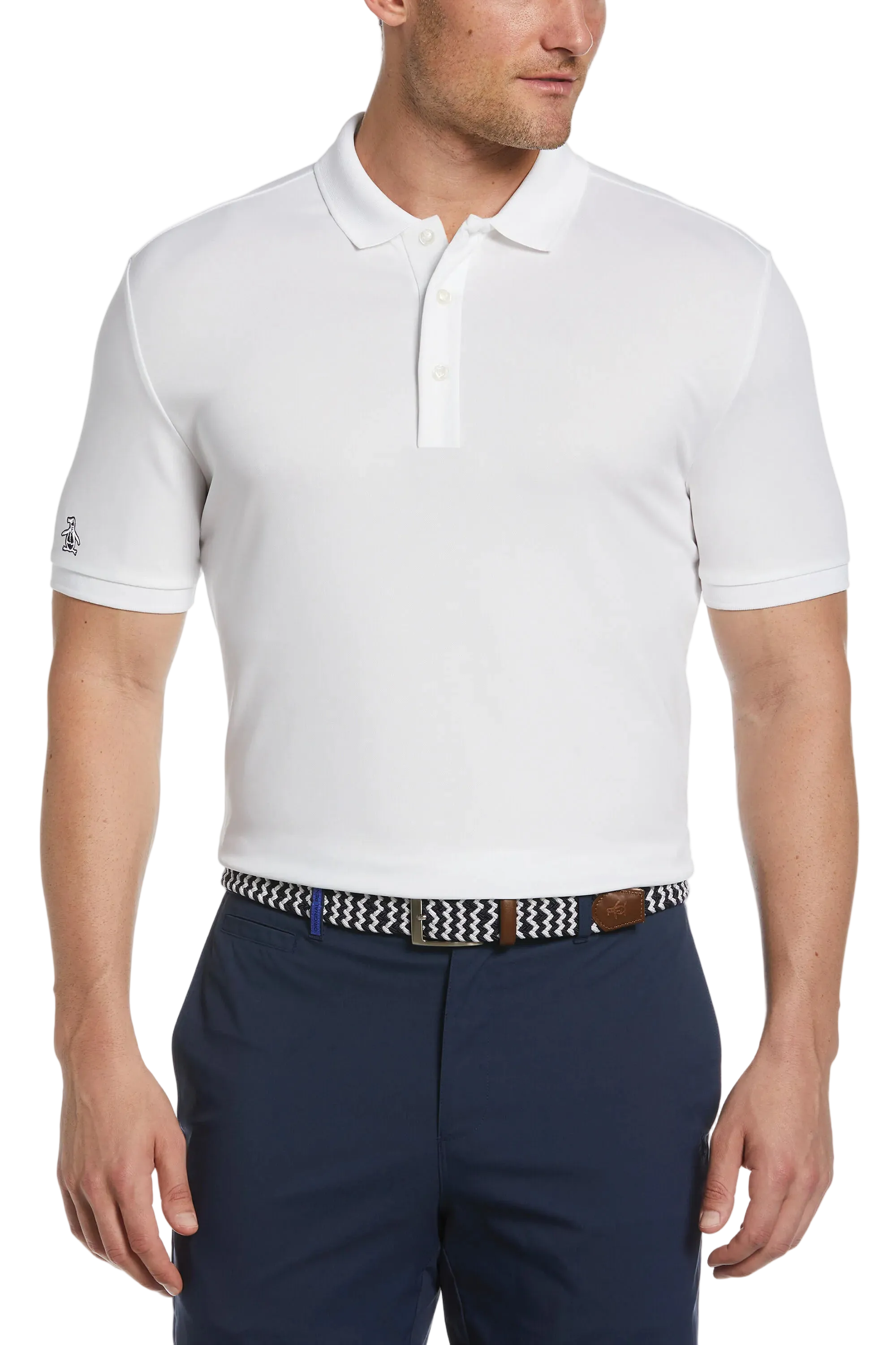 ORIGINAL PENGUIN® SOLID POLO. OGM0F4