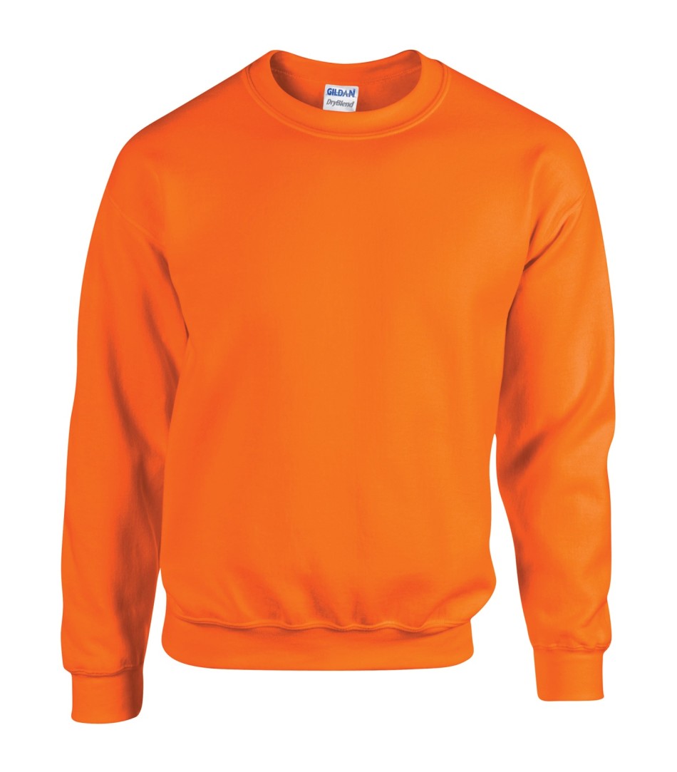 Gildan Calgary Flames Logo Crewneck Sweatshirt Orange 2XL