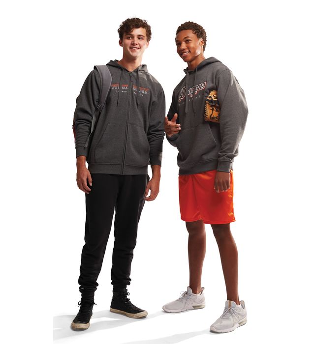 AUGUSTA 60/40 FLEECE HOODIE - UNISEX HEATHER