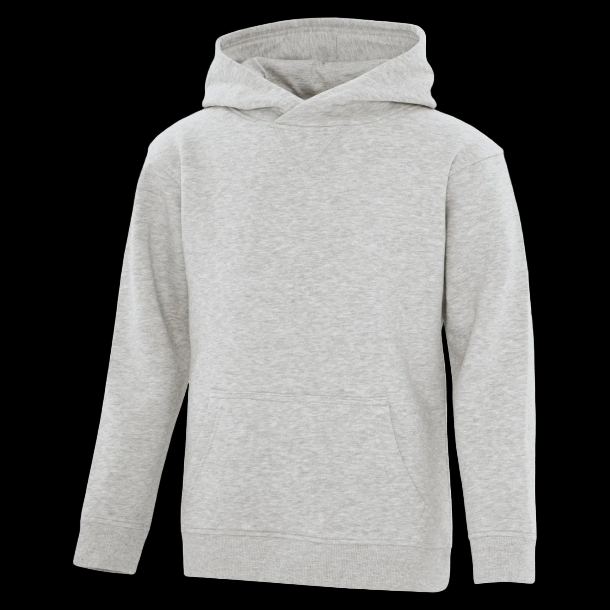 ATC Everyday Fleece Youth Hoodie - Unisex Sizing XS-XL - Athletic Grey
