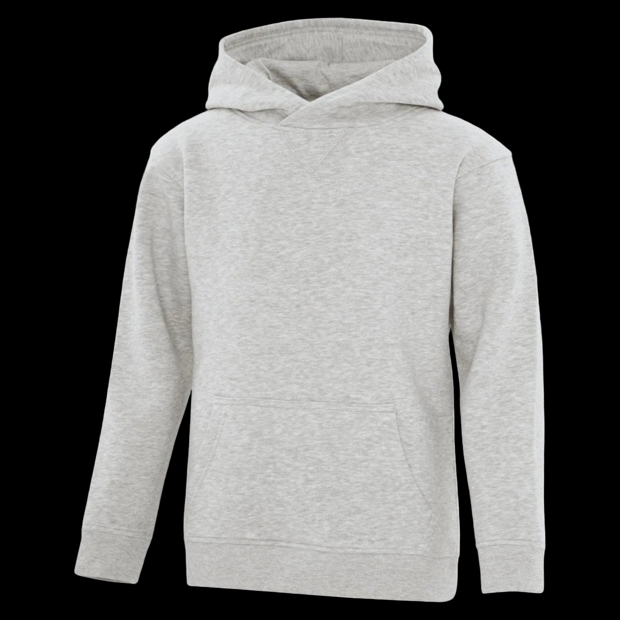 ATC Everyday Fleece Youth Hoodie - Unisex Sizing XS-XL - Athletic Grey