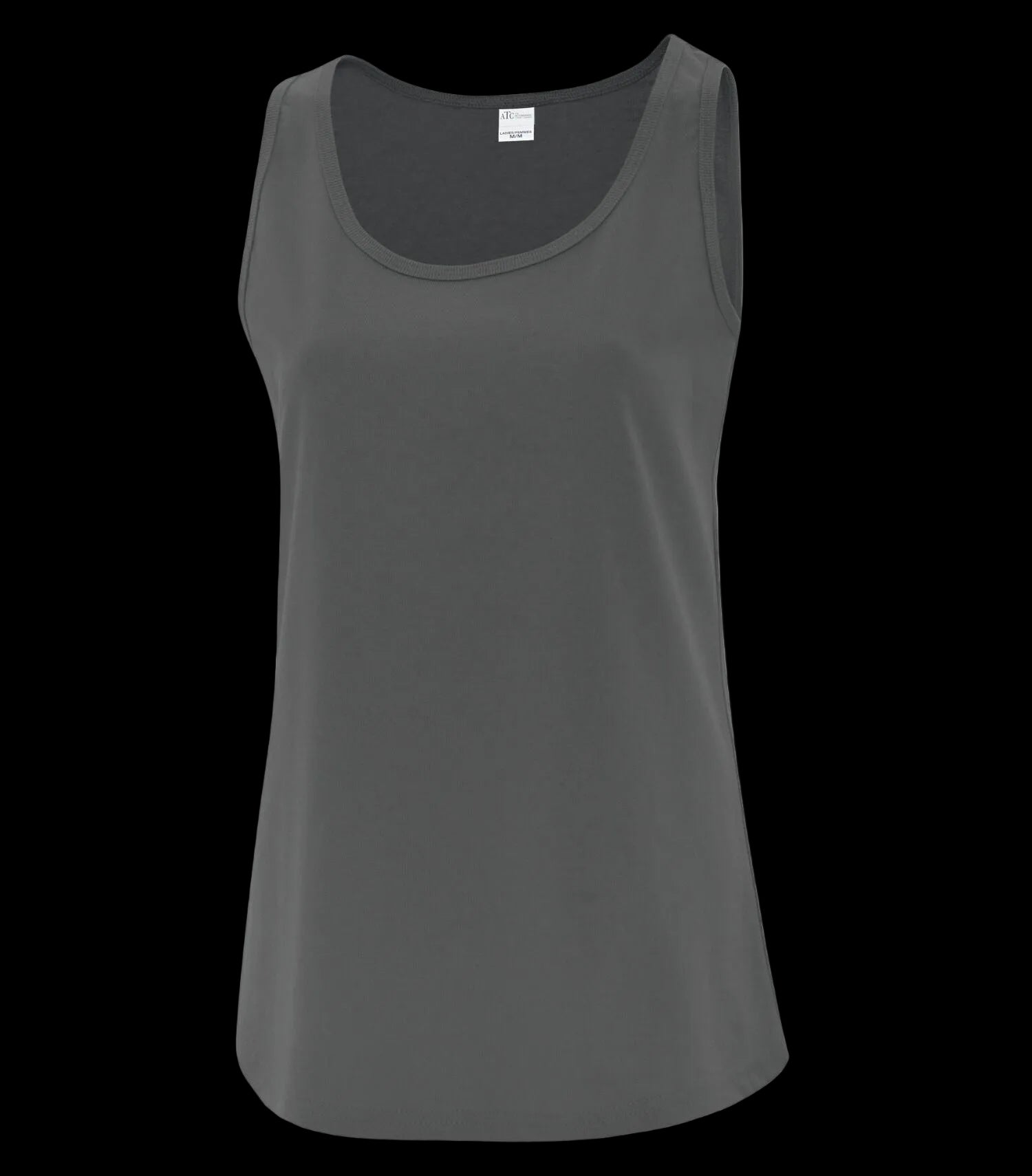 ATC EVERYDAY COTTON LADIES' TANK TOP - Charcoal